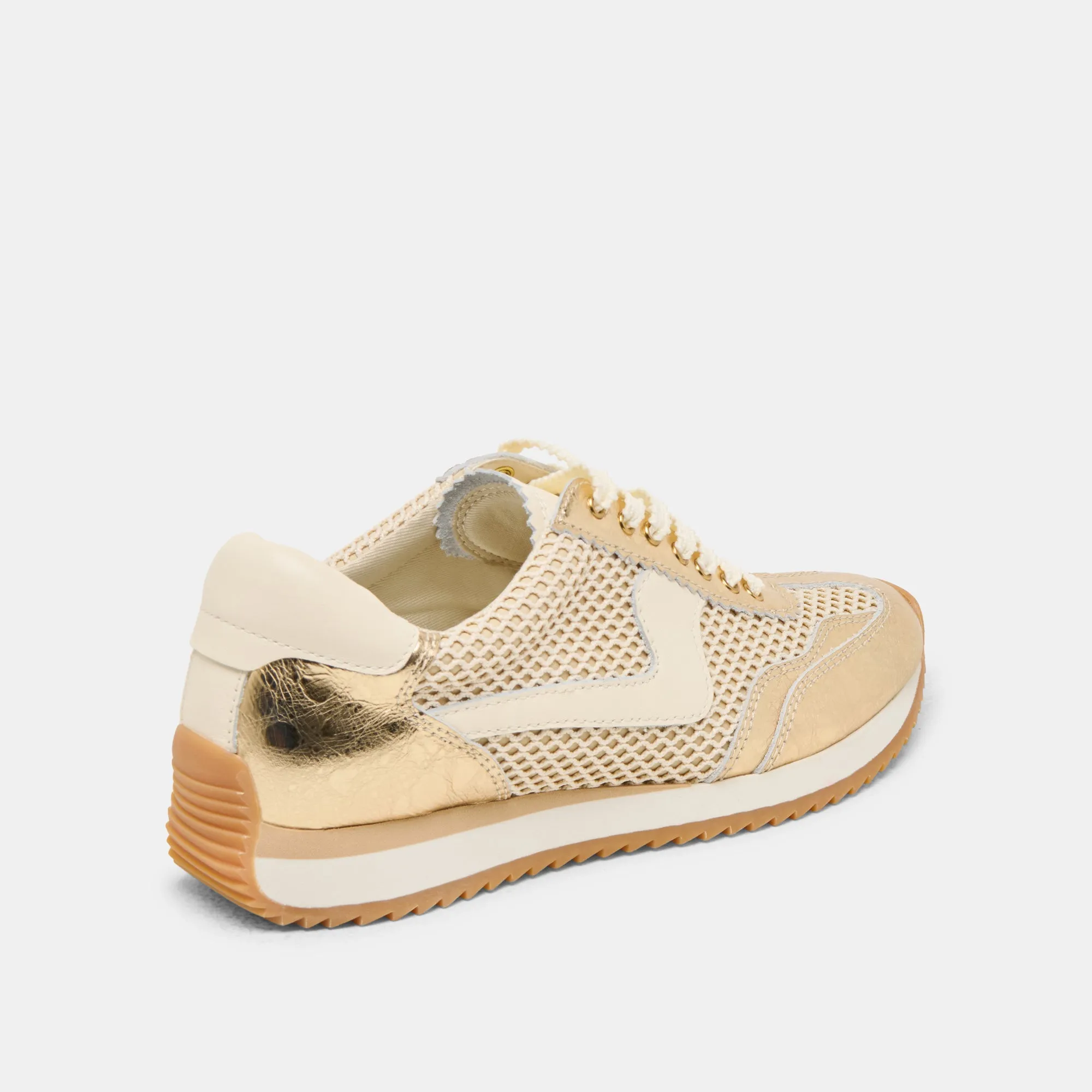Everyday Use B.NTCD MESH SNEAKERS GOLD WOVEN MESH
