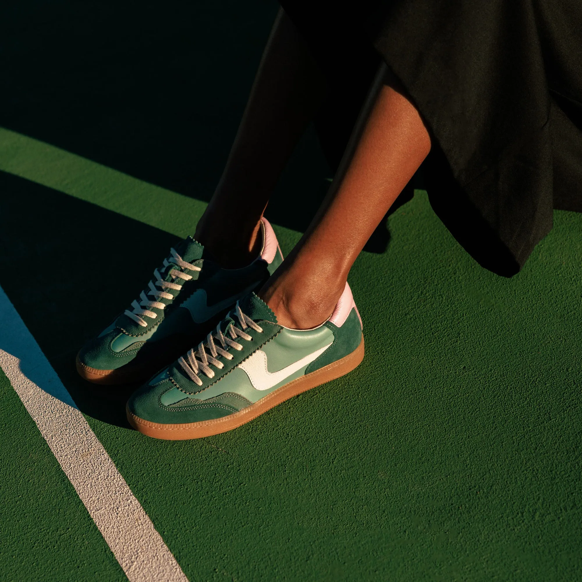 Street Choice NOTICE SNEAKERS GREEN SUEDE