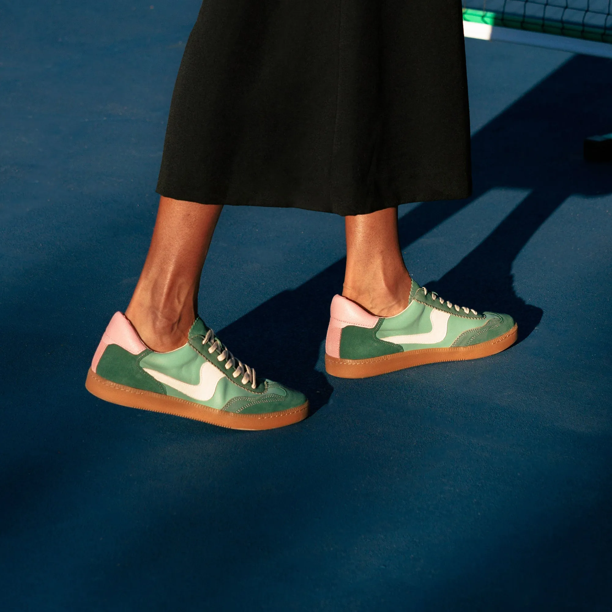 Classic Appeal Flex Grip NOTICE SNEAKERS GREEN SUEDE