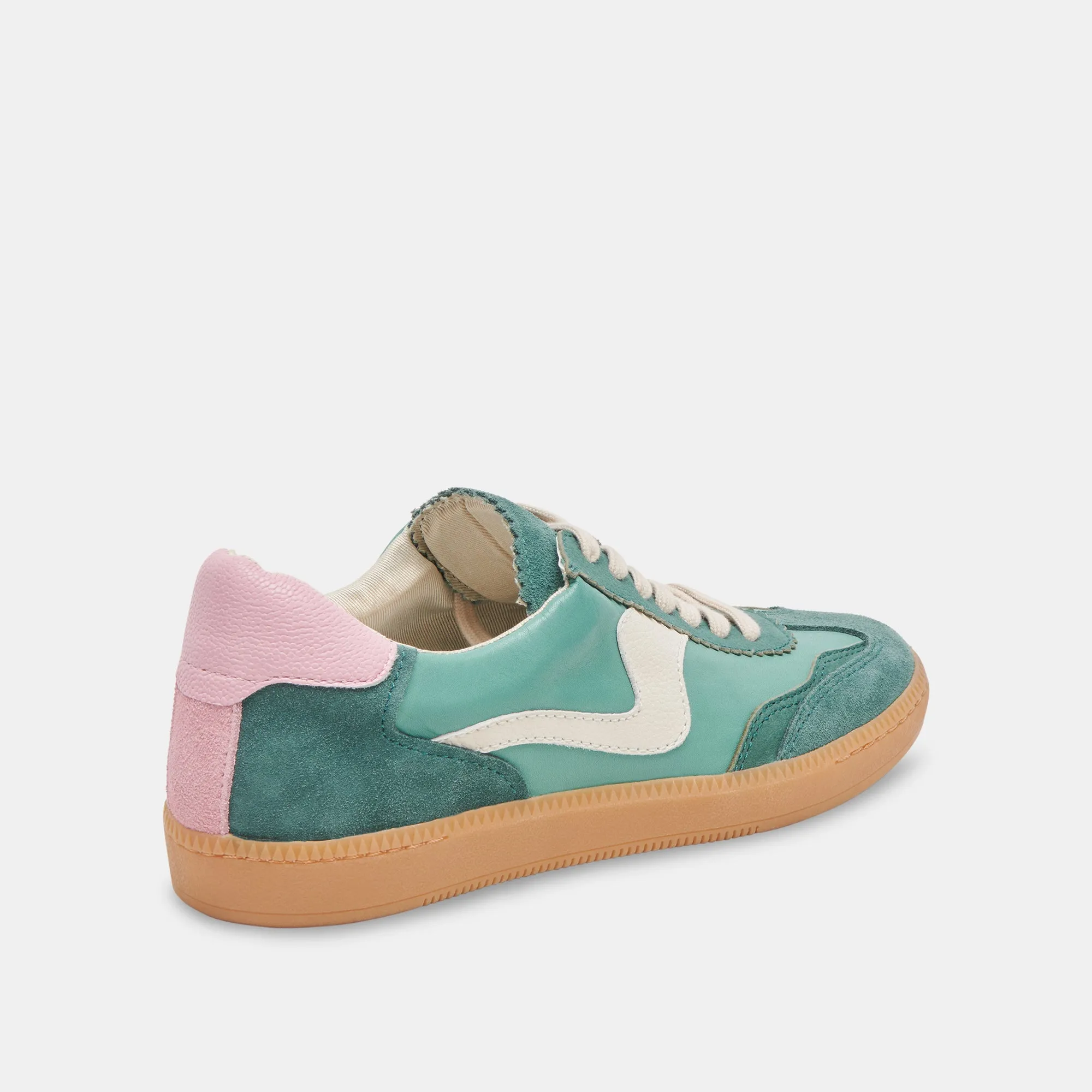 Bounce Tech Durable Comfort NOTICE SNEAKERS GREEN SUEDE