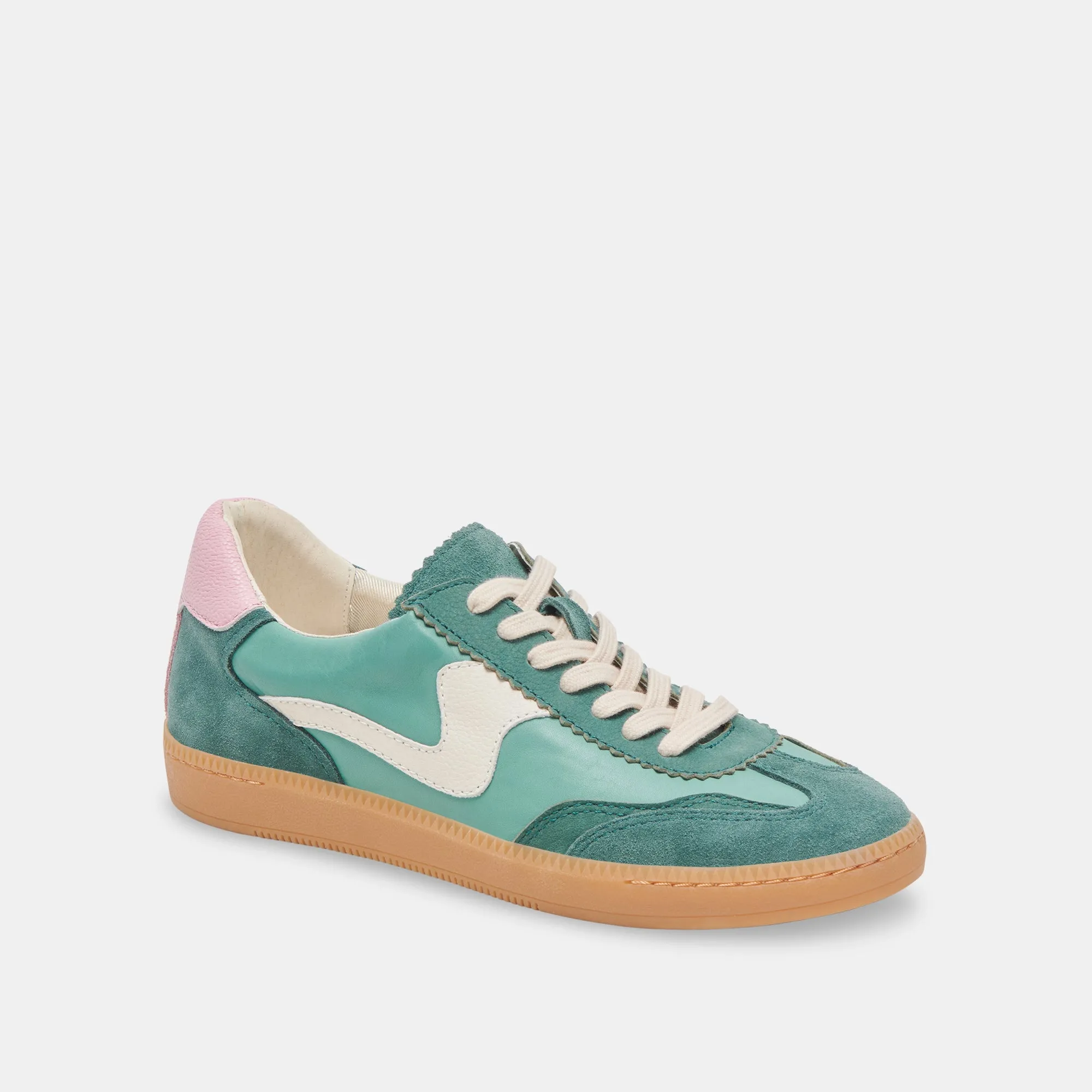 NOTICE SNEAKERS GREEN SUEDE Outdoor Flex Energy Vibe