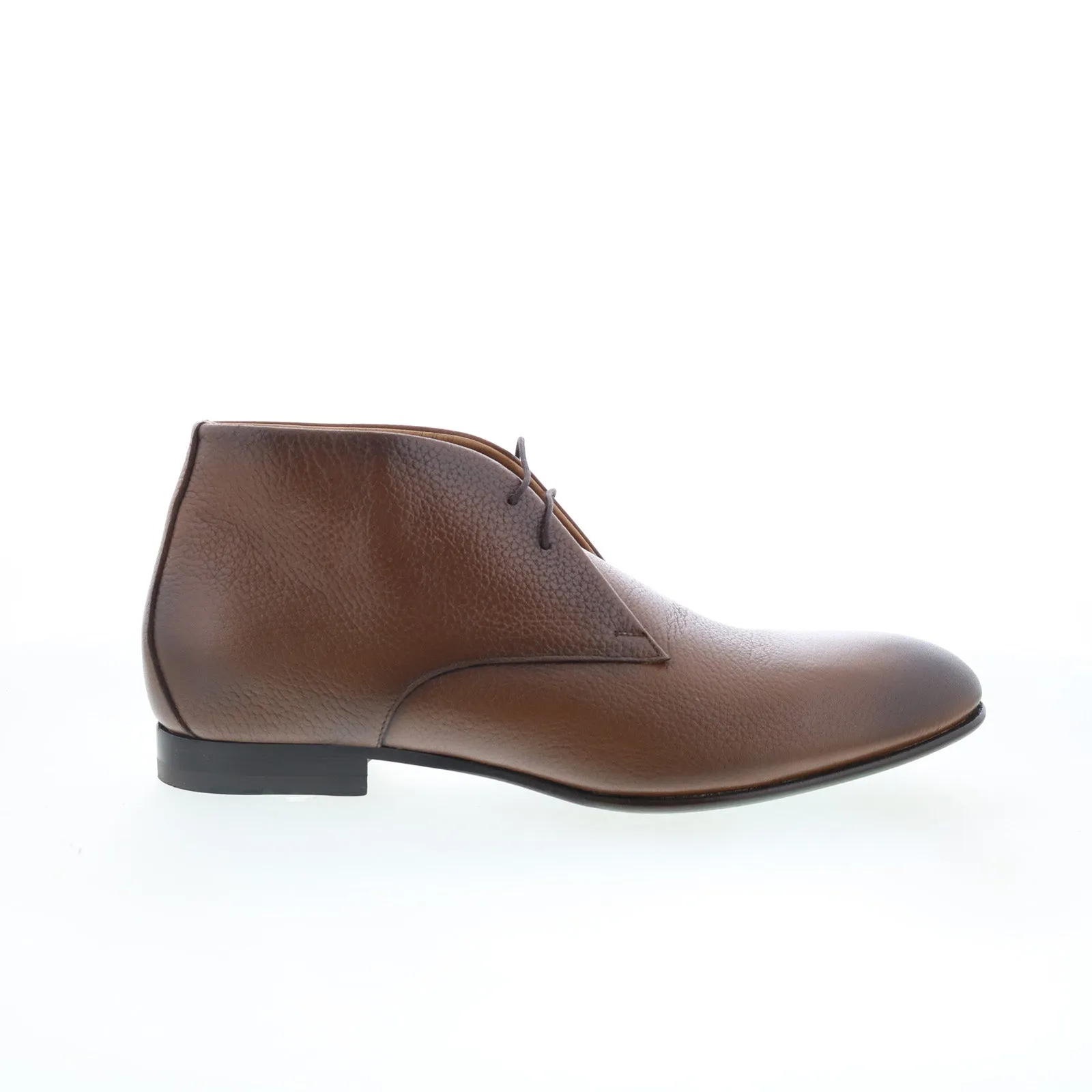 Durable Look Pastori by Di Bianco Crixis Mens Brown Leather Lace Up Chukkas Boots