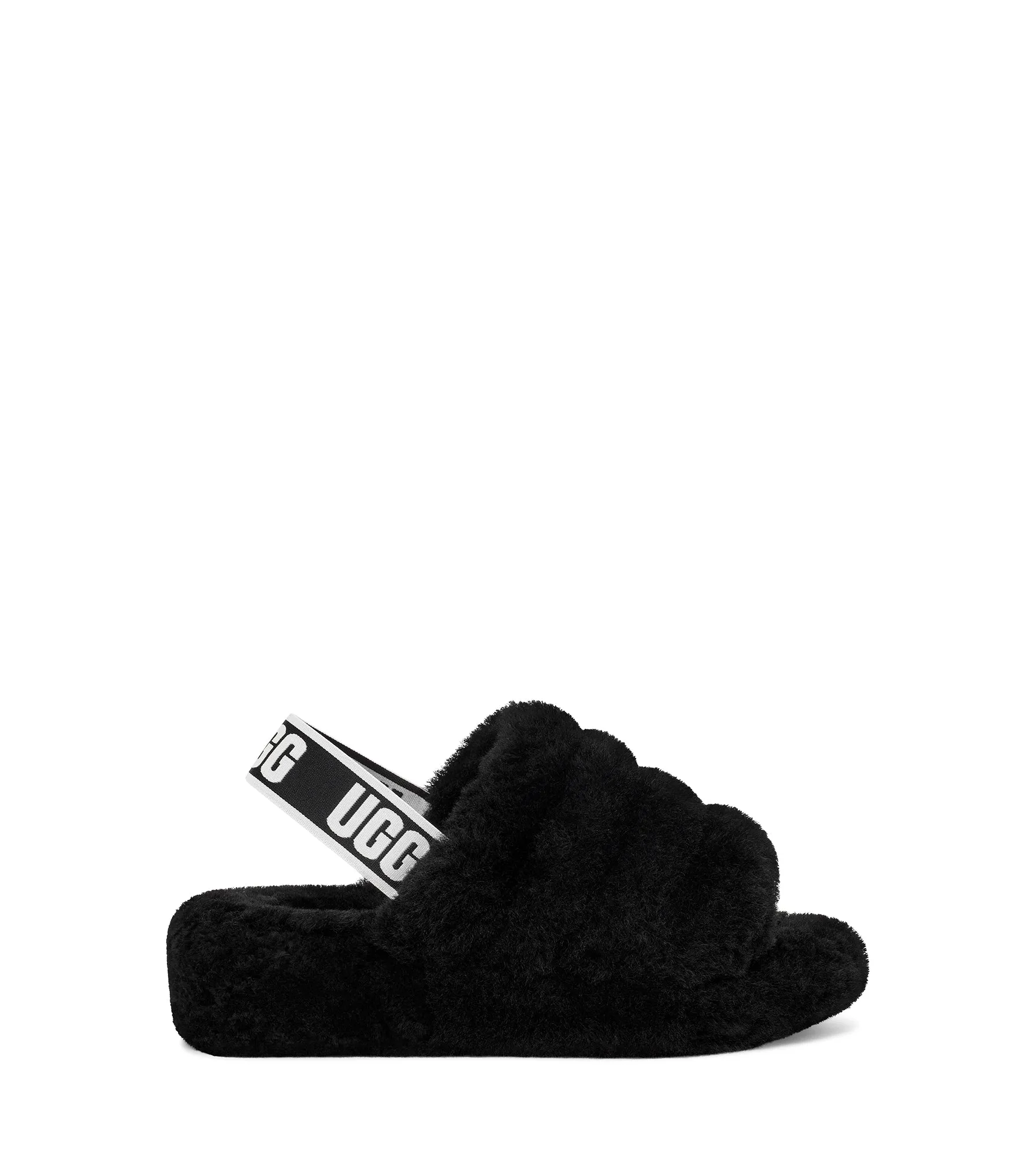 UGG Fluff Yeah Slide Lace Up Style Swim Edge