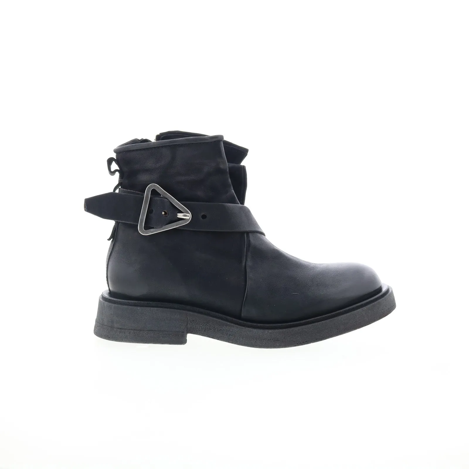 Field Work day trip A.S. 98 Roan Womens Black Leather Zipper Casual Dress Boots