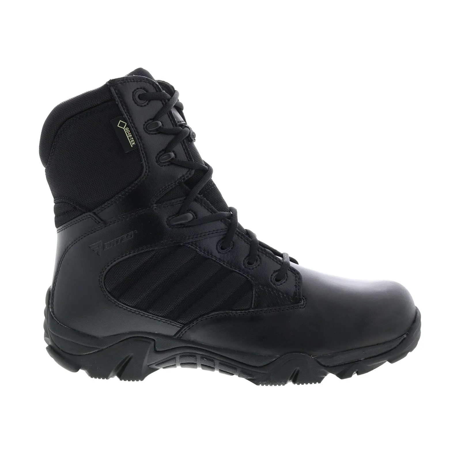 Stylish Protection Bates GX 8 Gore Tex Side Zip Insulated E02488 Mens Black Wide Tactical Boots