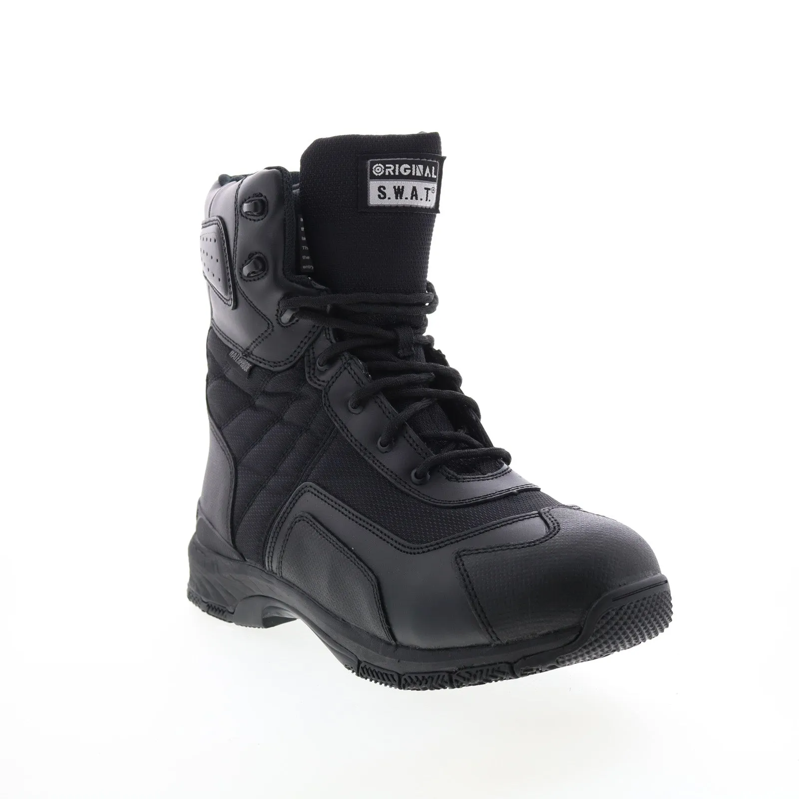 Work Fashion Hunting Trip Original Swat HAWK 9" WP Side-Zip EN 165431 Mens Black Tactical Boots