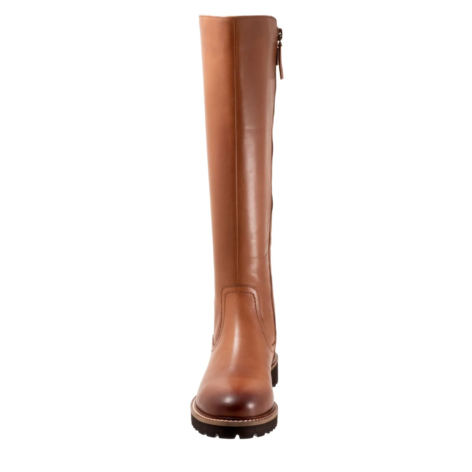 Softwalk Inara S2265-215 Womens Brown Wide Leather Knee High Boots Fall Ready