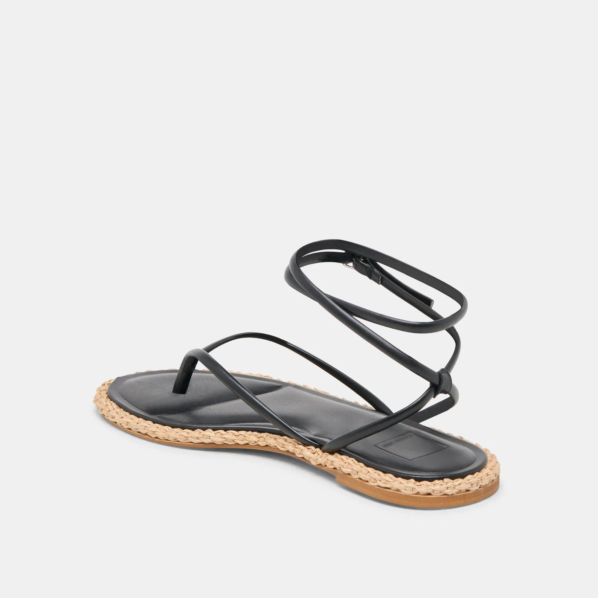 COVE SANDALS BLACK LEATHER Universal Fit