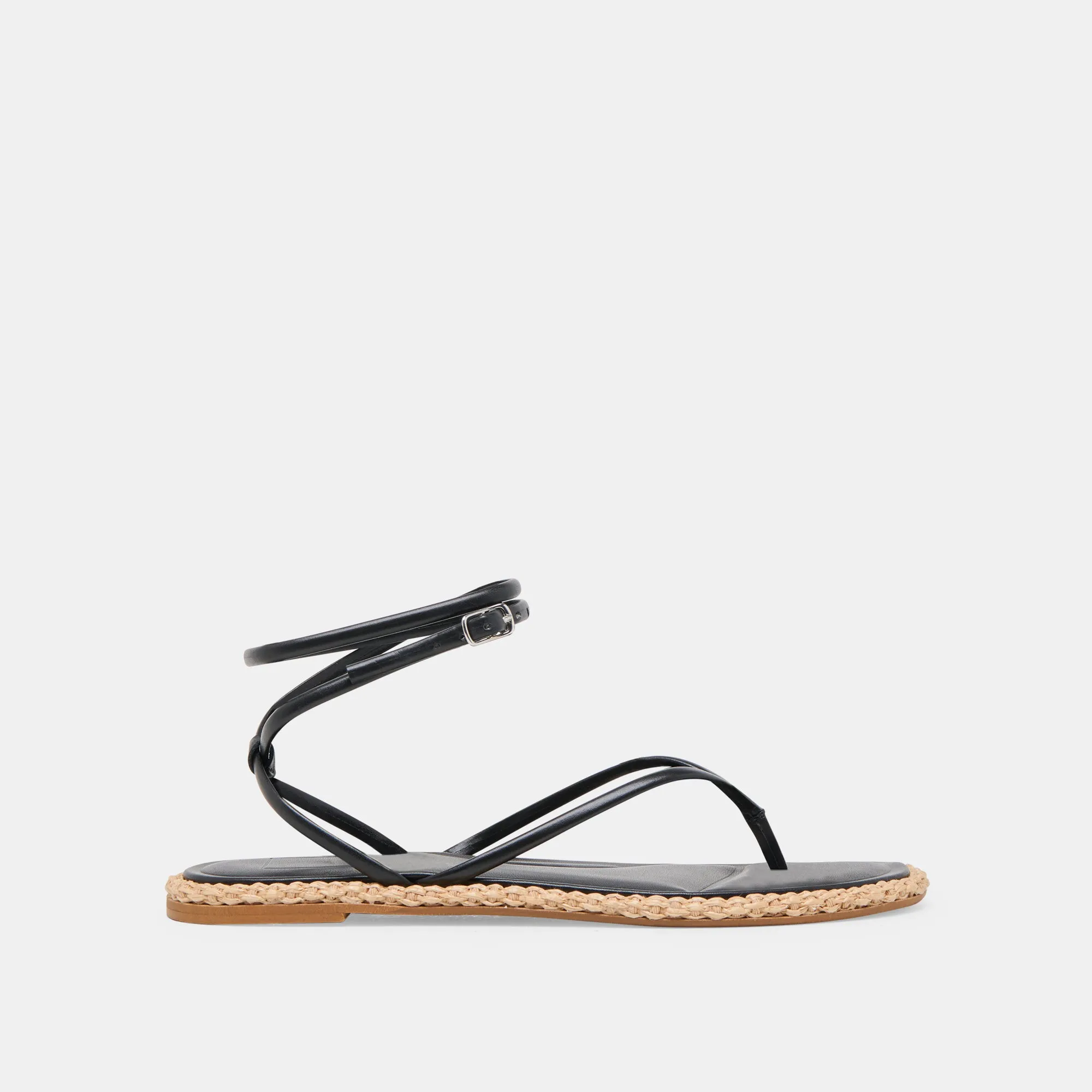 Light Arch COVE SANDALS BLACK LEATHER