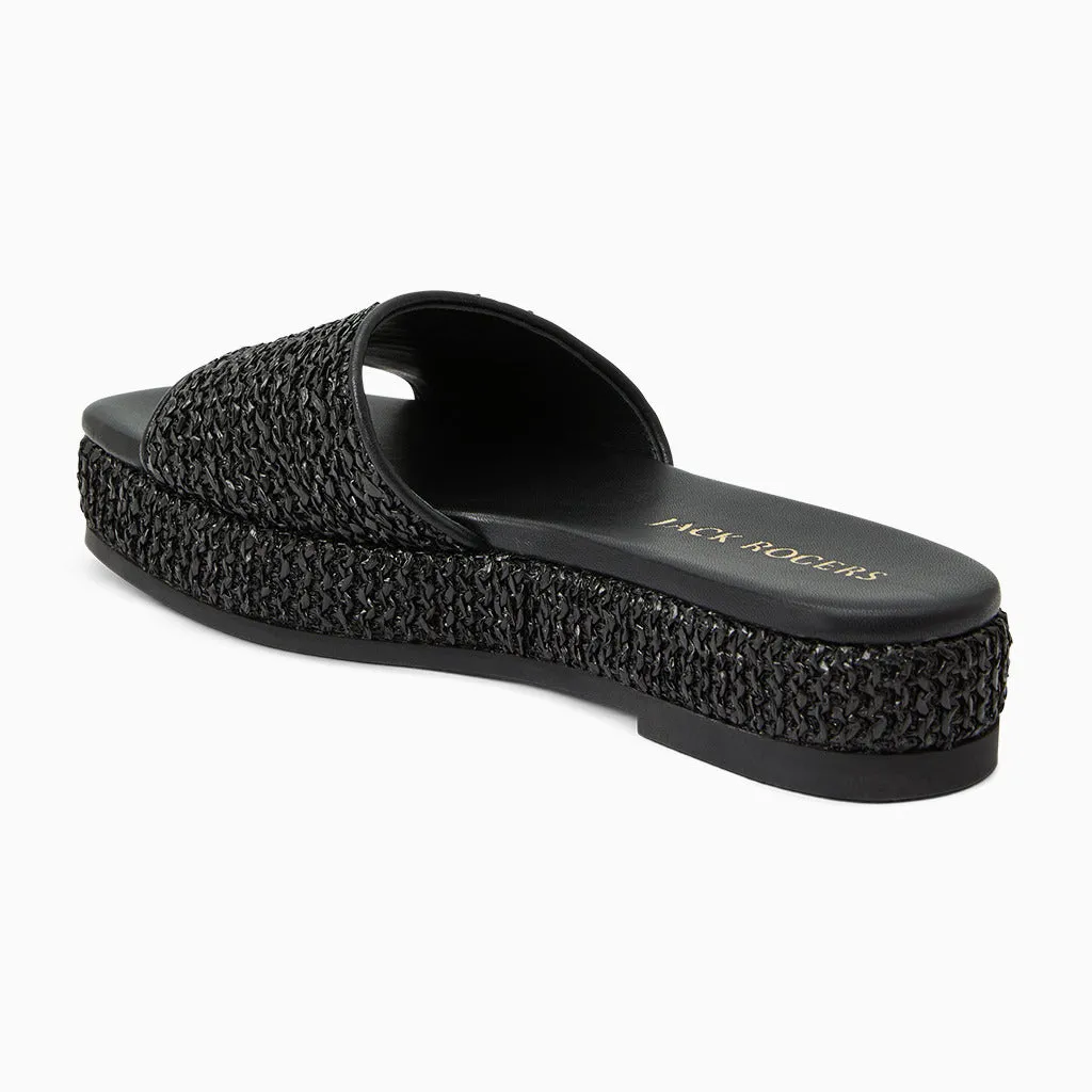 Bay Flatform Sandal Heel Safe Elastic Sling
