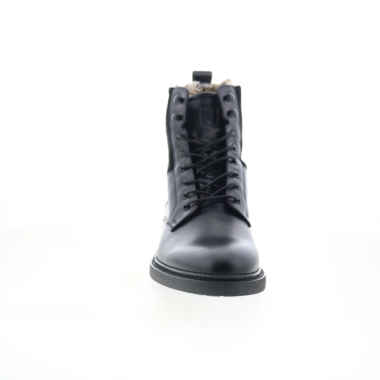 Outdoor Use Soft Interior Bruno Magli Cerone MB1CERAO Mens Black Leather Lace Up Casual Dress Boots