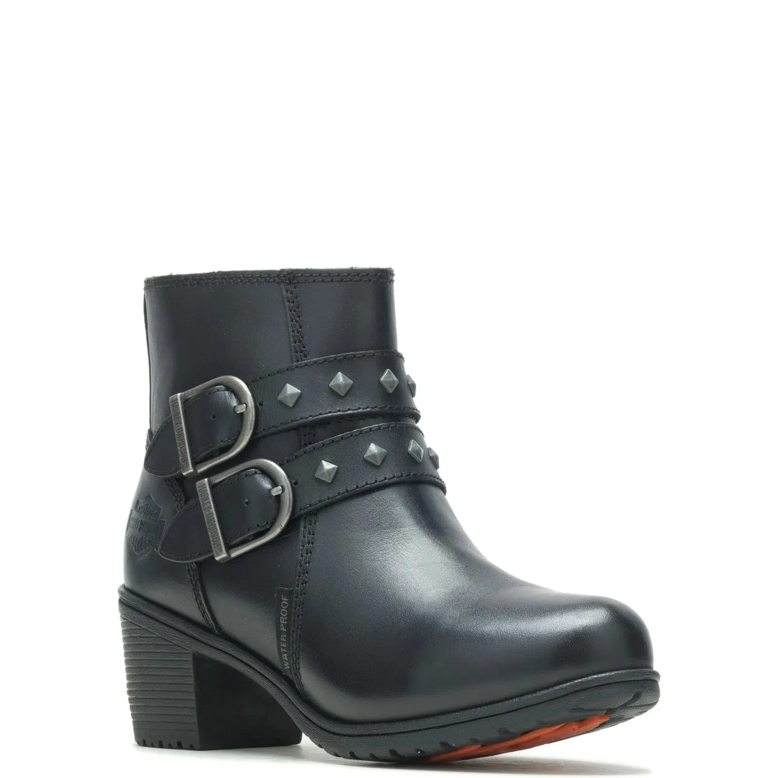 Harley-Davidson Abney 7" Waterproof D87161 Womens Black Motorcycle Boots Trail Support