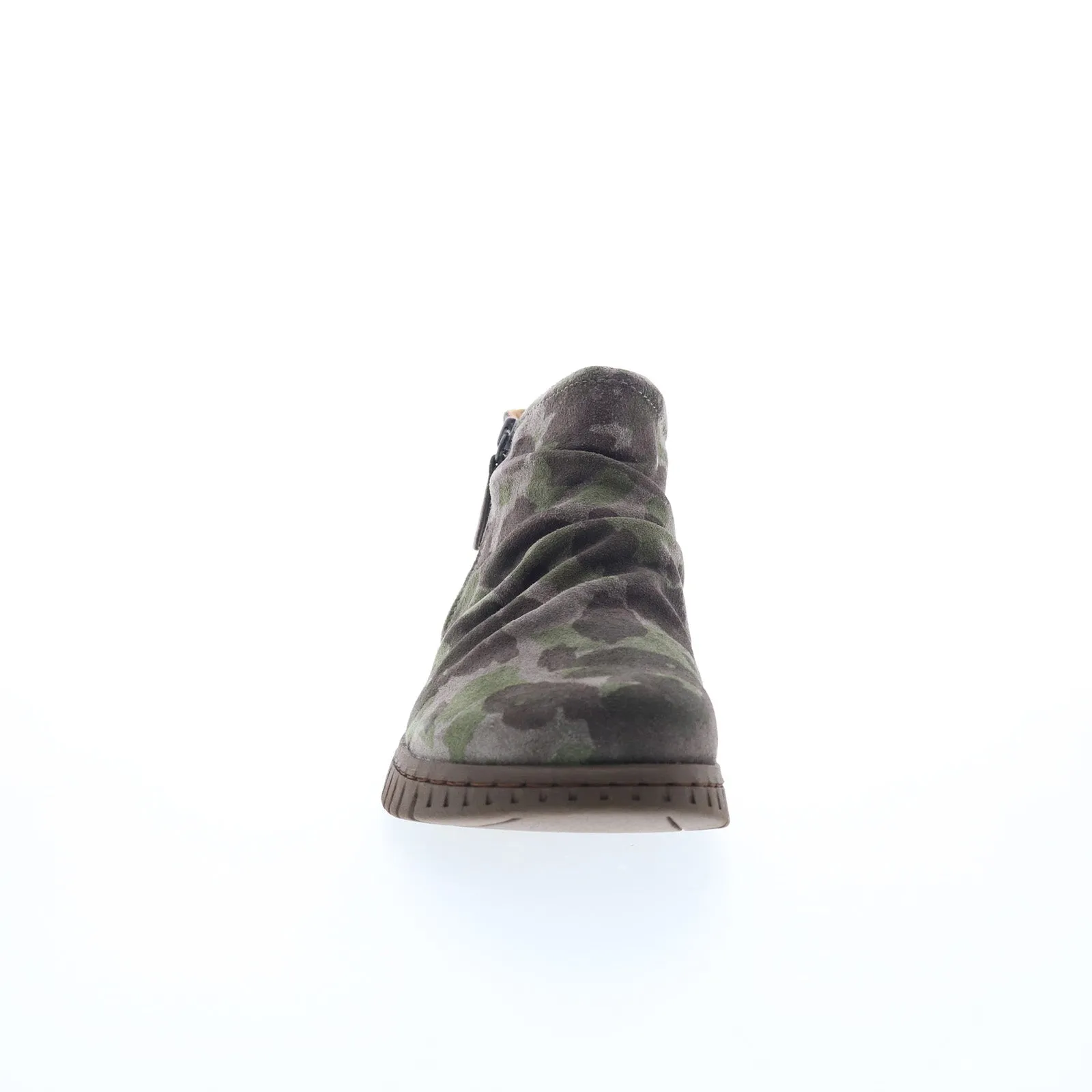Waterproof Design Comfort Straps Comfortiva Calla CT0035006 Womens Green Suede Zipper Casual Dress Boots