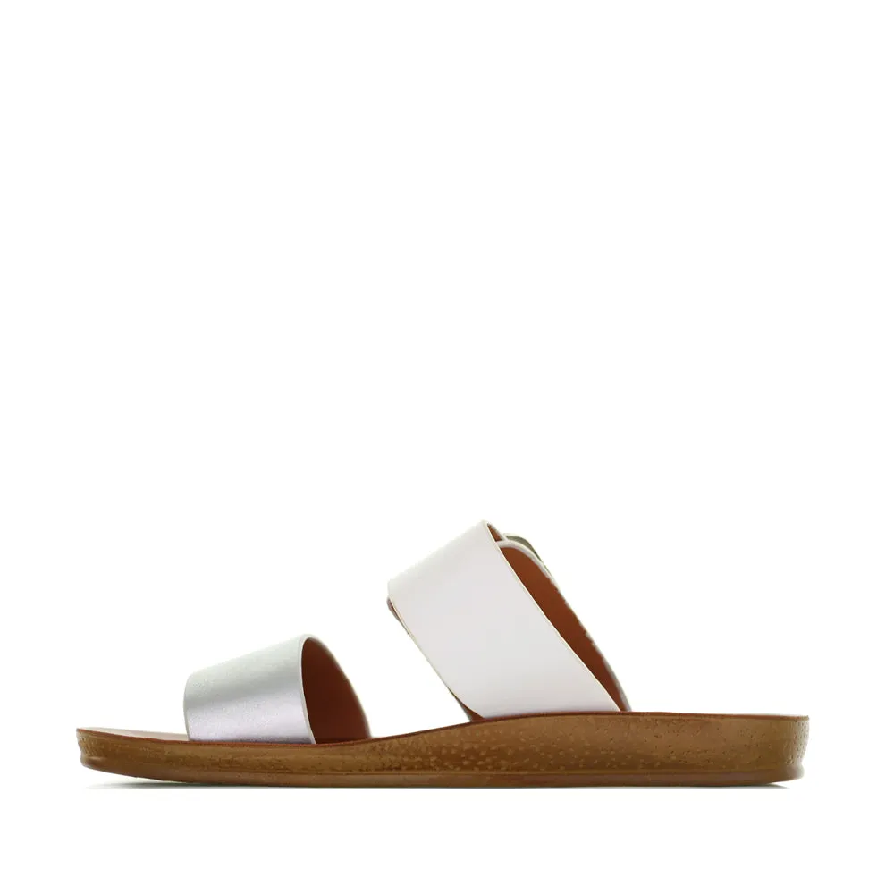 Relax Fit Walk Quick Slip Fit VS TREADS VELMA WHITE SILVER