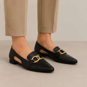 Soft Fit Comfort Non-Slip Footwear TAMARA LONDON PRISSY BLACK