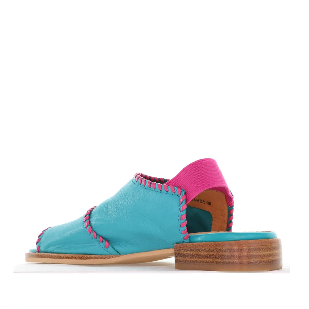 BRESLEY SERENADE TURQ FUXIA Outdoor Walking Comfort Foot Freedom