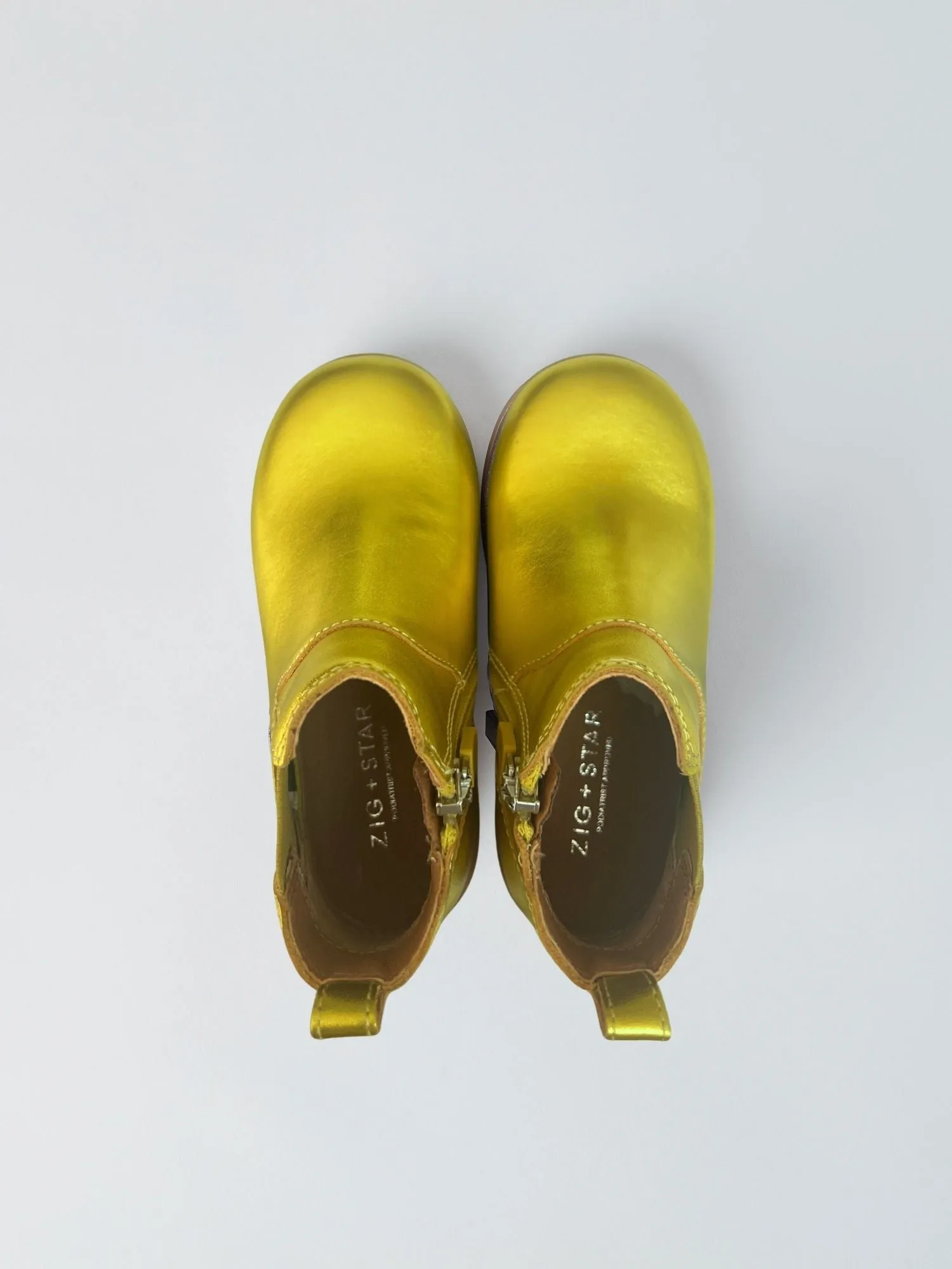 Rockit Junior Kids' Boot Acid Yellow Metallic Simple Style