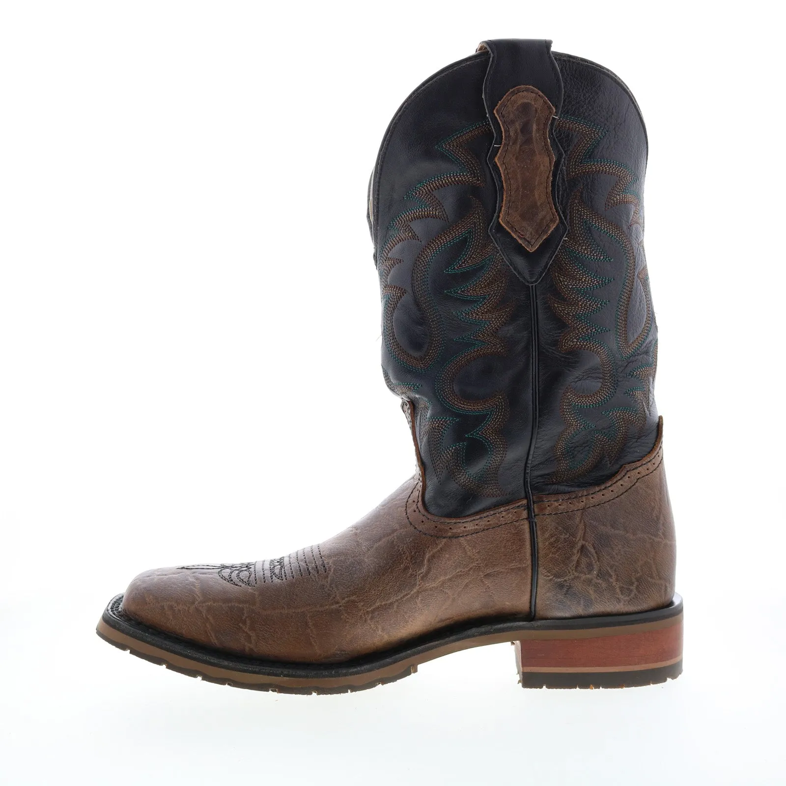 Double H Cliff Everyday Carry Pocket Roper 12" Mens Brown Boots High-Top Style No Tie