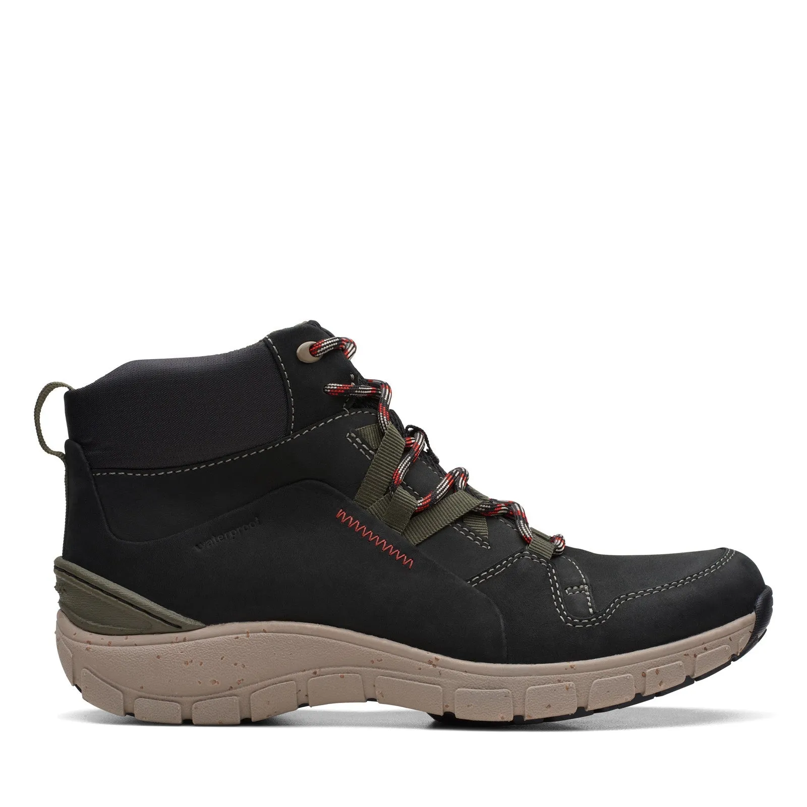 Outdoor Style Cowboy Fan Clarks Wave Summit AP 26168579 Womens Black Leather Casual Dress Boots