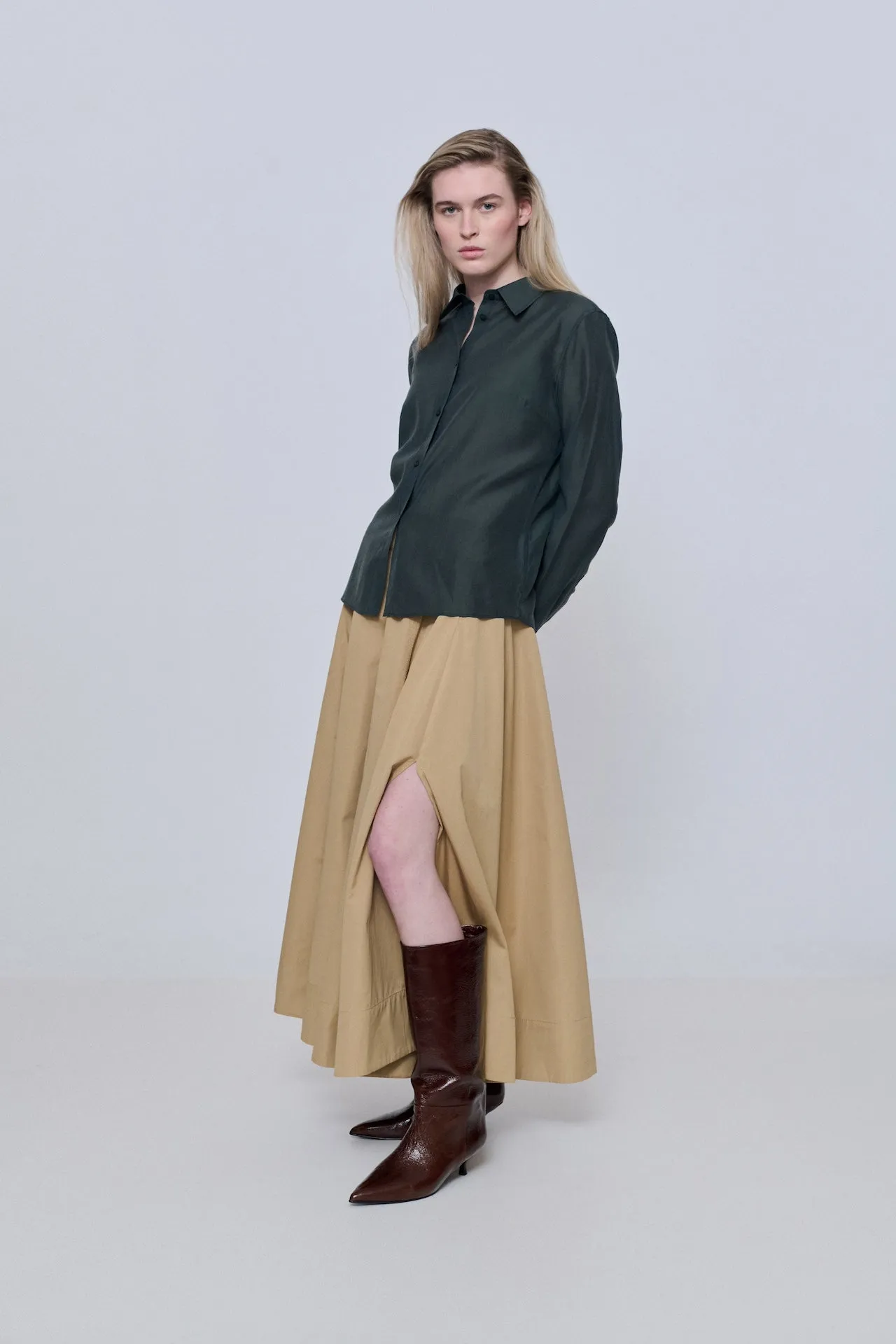All Function Rugged Look Sydney Boots in Saddle Patent Leather