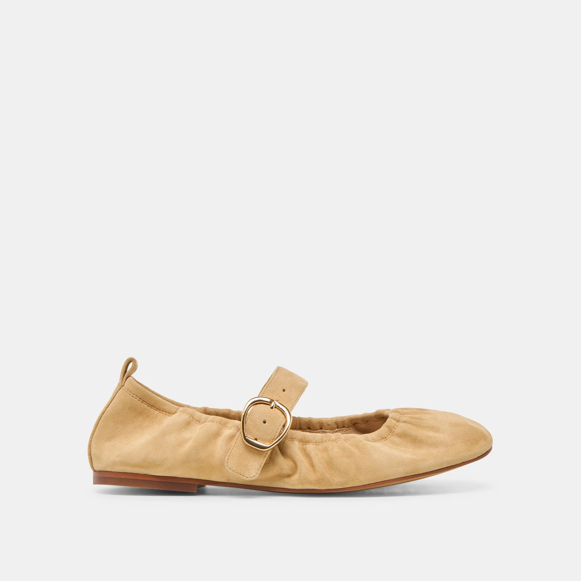 CAELY BALLET FLATS HONEY SUEDE Field Play Art Glow