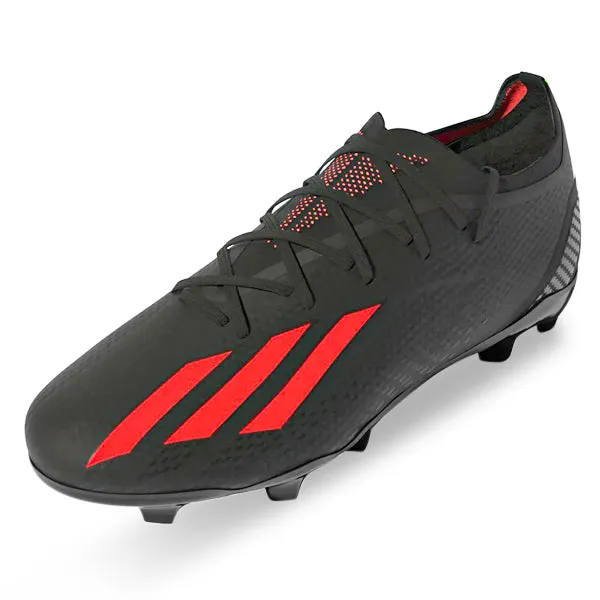 adidas X Speedportal.2 Firm Ground Soccer Cleats (Core Black/Solar Red/Solar Green) Dry Cushion