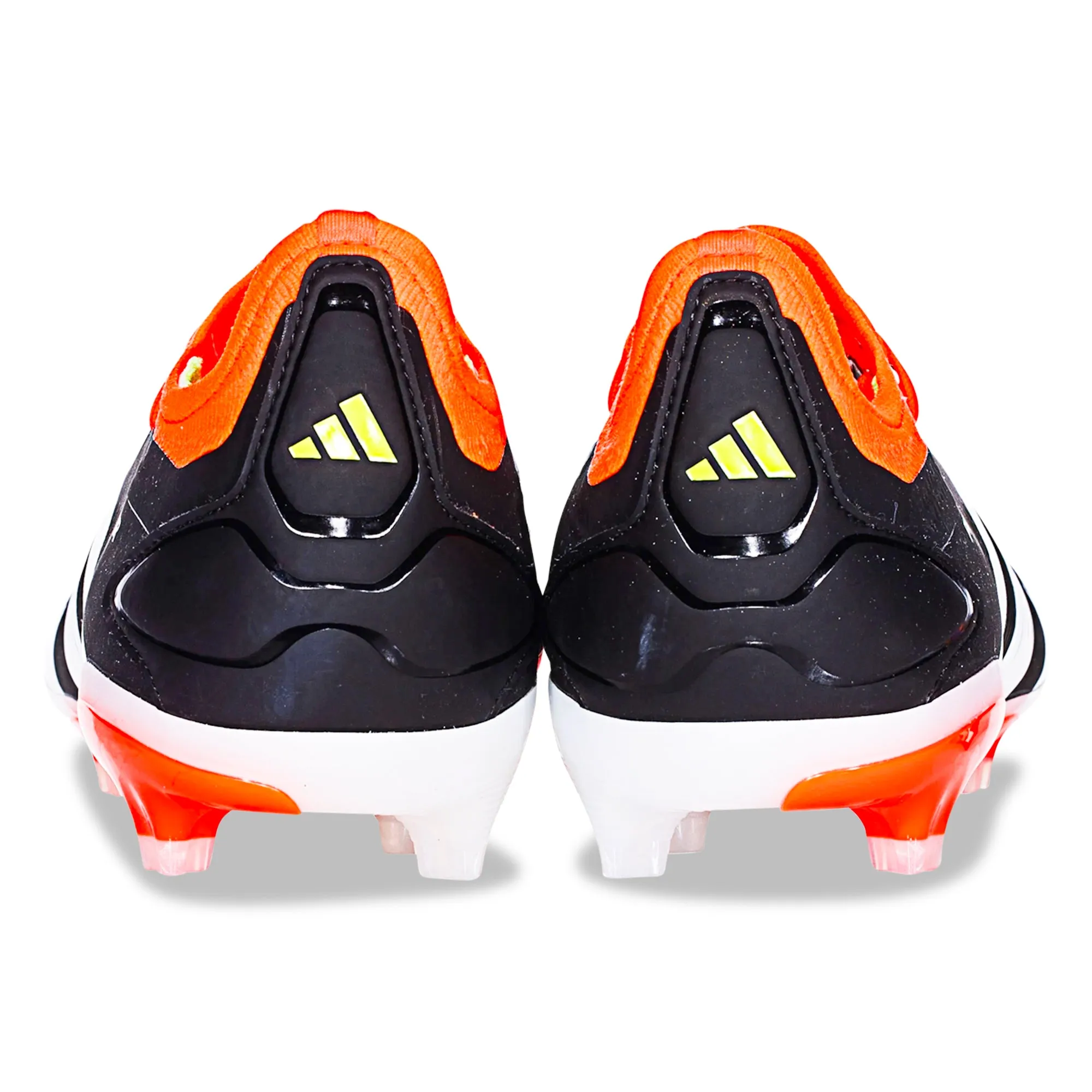 Performance Fit adidas Predator Pro Firm Ground Soccer Cleats (Core Black/White/Orange)