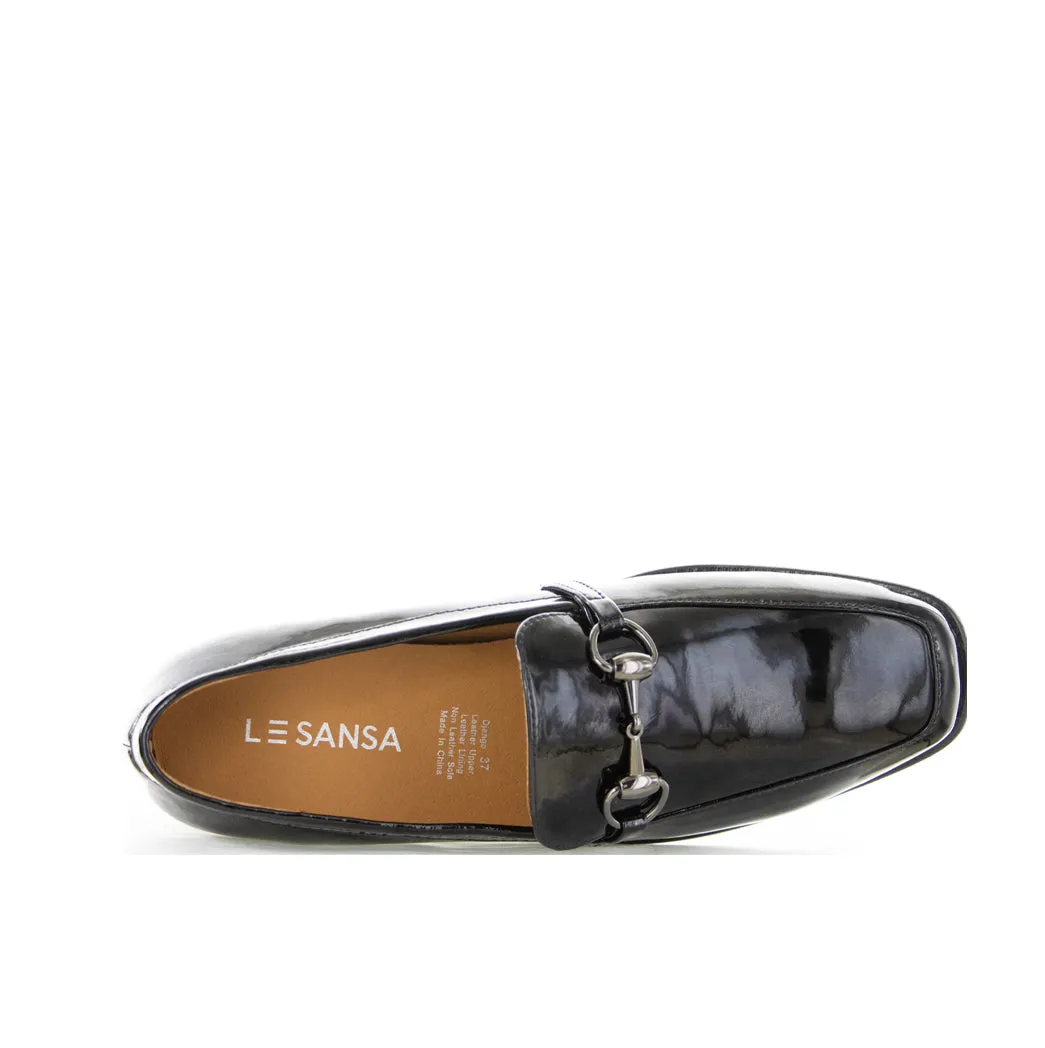 LE SANSA DJANGO BLACK PATENT Unbeatable cushioning medium - quality