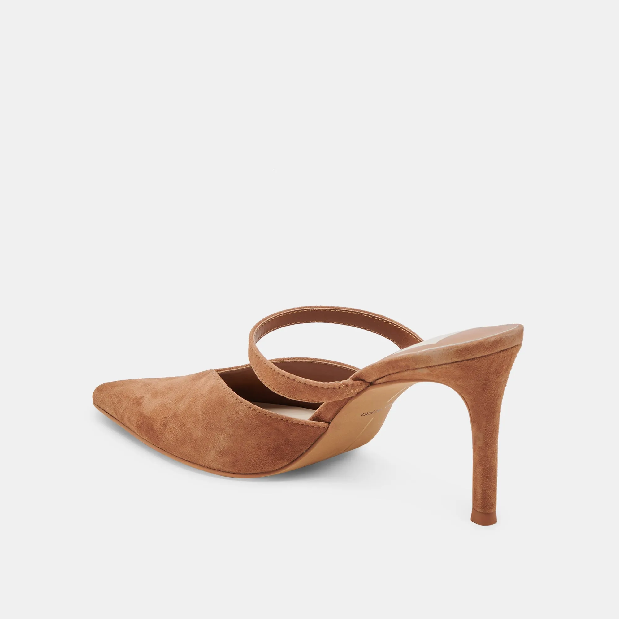 Holiday Office Shoes KANIKA HEELS PECAN SUEDE