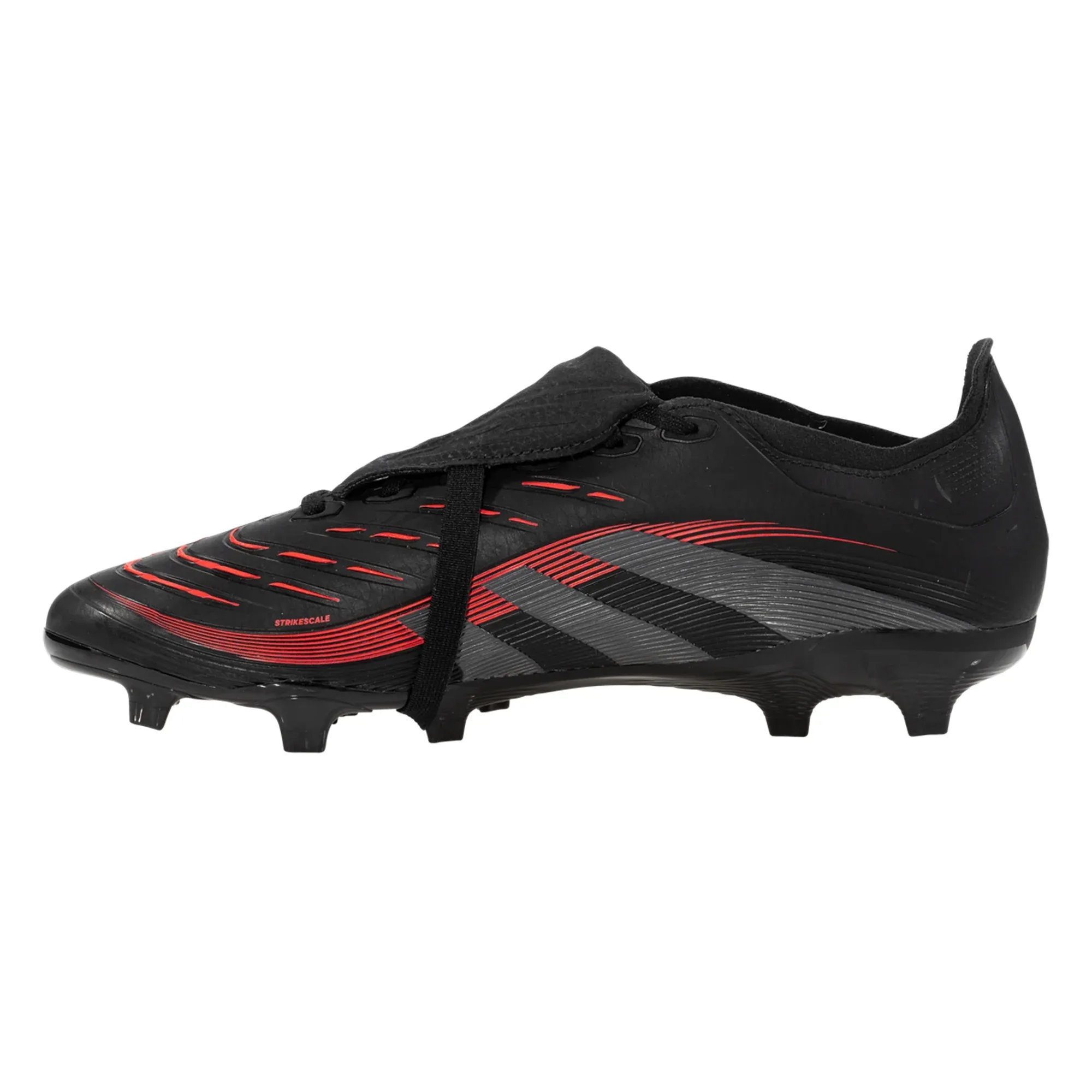 Weight Balance League Games adidas Predator League FT FG/MG Soccer Cleats (Black/Grey/Red)