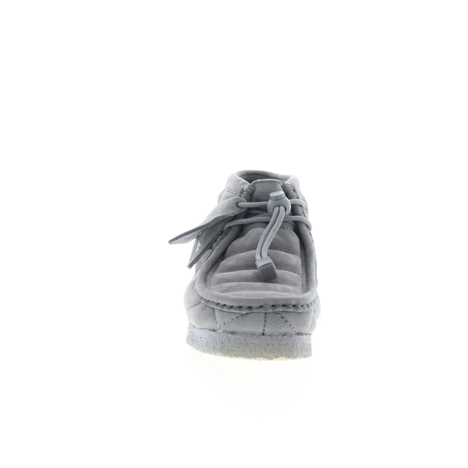 Clarks Wallabee Boot 26173231 Womens Gray Suede Lace Up Chukkas Boots Wind Shield
