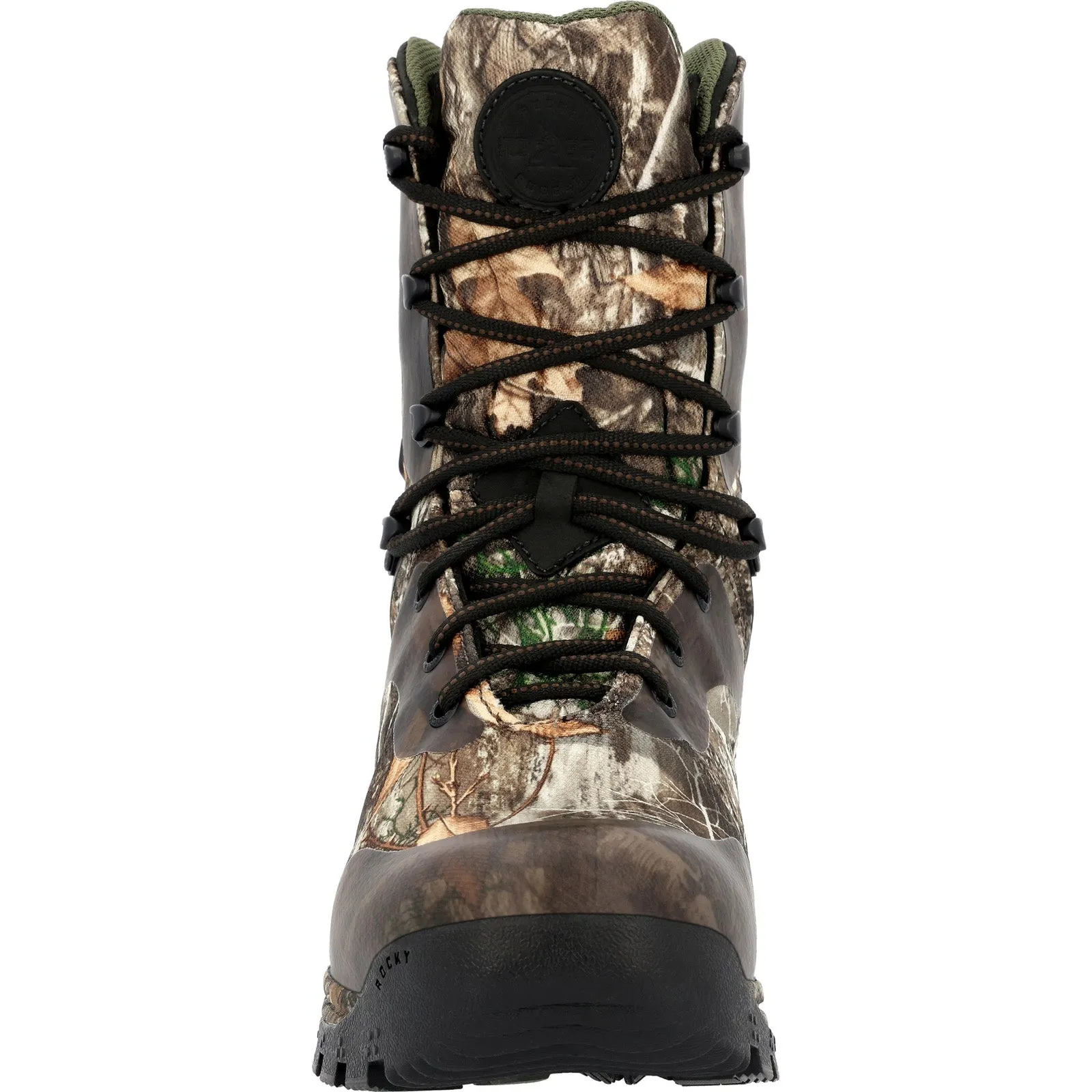 Rocky Realtree Edge Lynx 400G Insulated Mens Brown Wide Hunting Boots Stylish Versatility Urban Trail