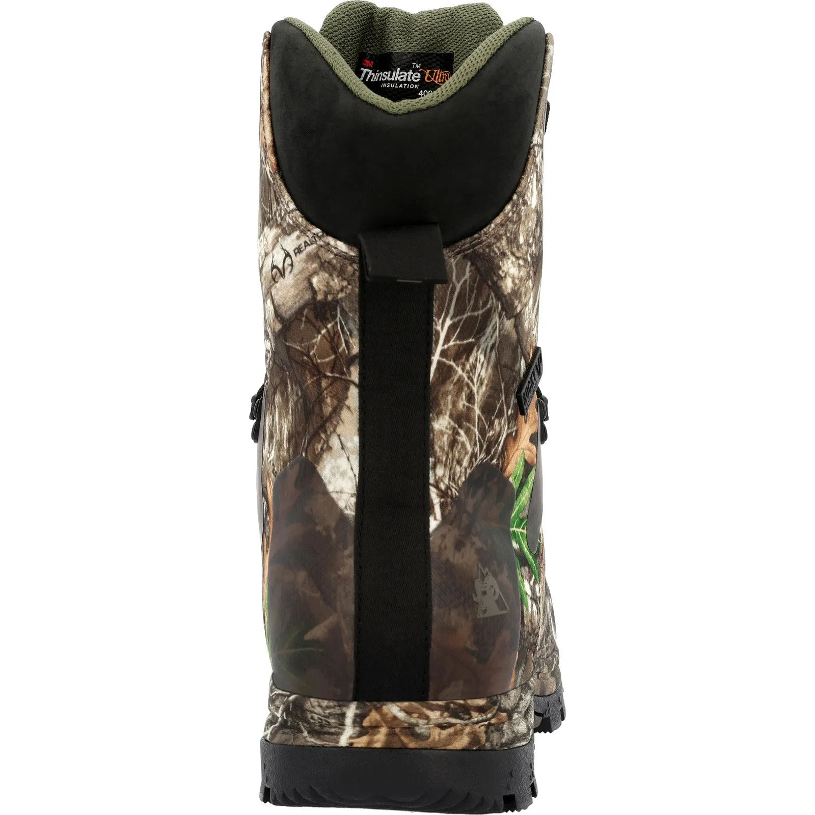 Rocky Realtree Edge Lynx 400G Insulated Mens Brown Wide Hunting Boots Everyday Style
