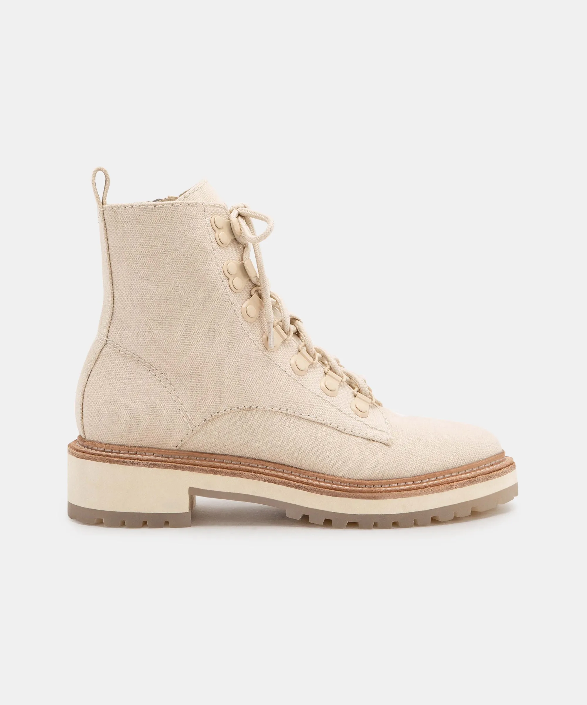 WHITNY BOOTS SANDSTONE CANVAS Metallic Buckle Travel purpose