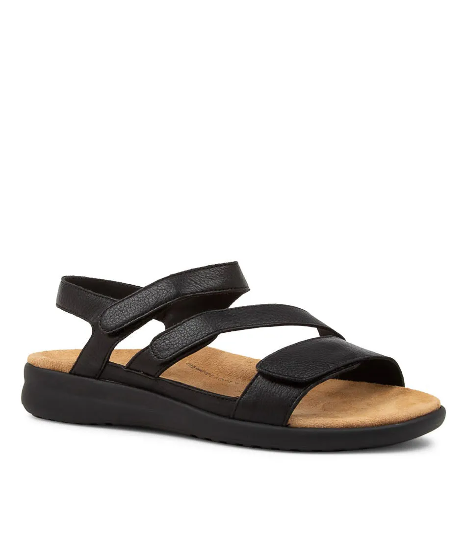 ZIERA BOYDE BLACK BLACK SOLE Fiber Mix Travel Light