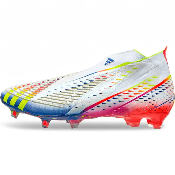adidas Predator Edge  FG (White/Multi) Player Focus