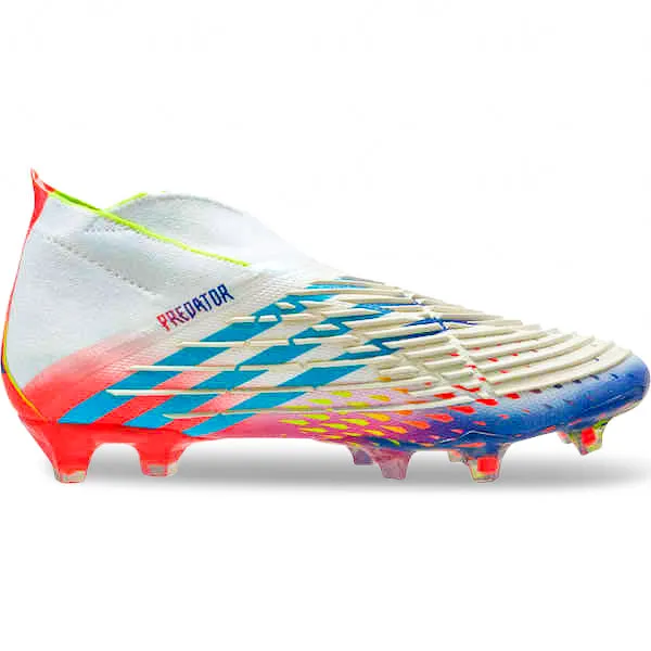 adidas Predator Edge  FG (White/Multi) fair play Directional Change