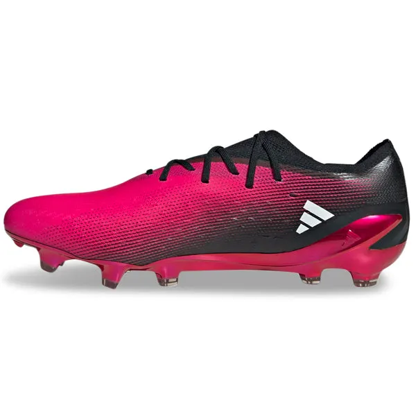 adidas X Speedportal.1 Firm Ground Soccer Cleats (Tam Shock Pink/Core Black) Motion Stability Responsive sole