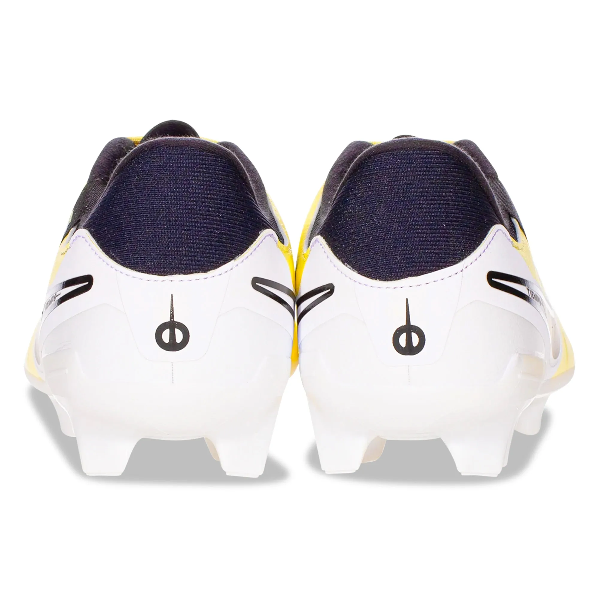 Heel Pad Sharp Stop Nike Legend 10 Academy FG/MG Soccer Cleats (Lemonade/Black/Metallic Coin)