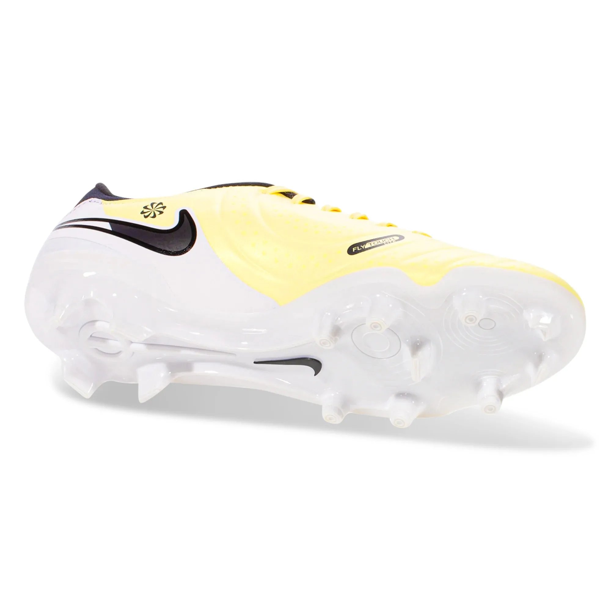 Nike Legend 10 Academy FG/MG Soccer Cleats (Lemonade/Black/Metallic Coin) High rebound