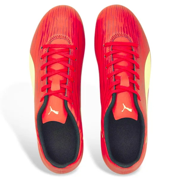 Training Mode Puma Rapido III FG/AG Soccer Cleats (Red/Fresh Yellow/Chili Pepper)