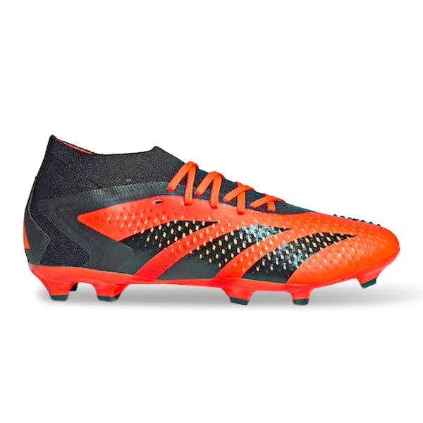 Adidas Predator Accuracy.2 Firm Ground Soccer Cleats (Team Solar Orange/Black) Dry Touch Performance Tools.
