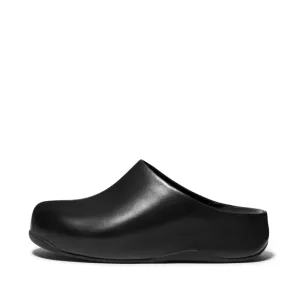 FitFlop SHUV Leather Clogs Dinner Look Mono Style