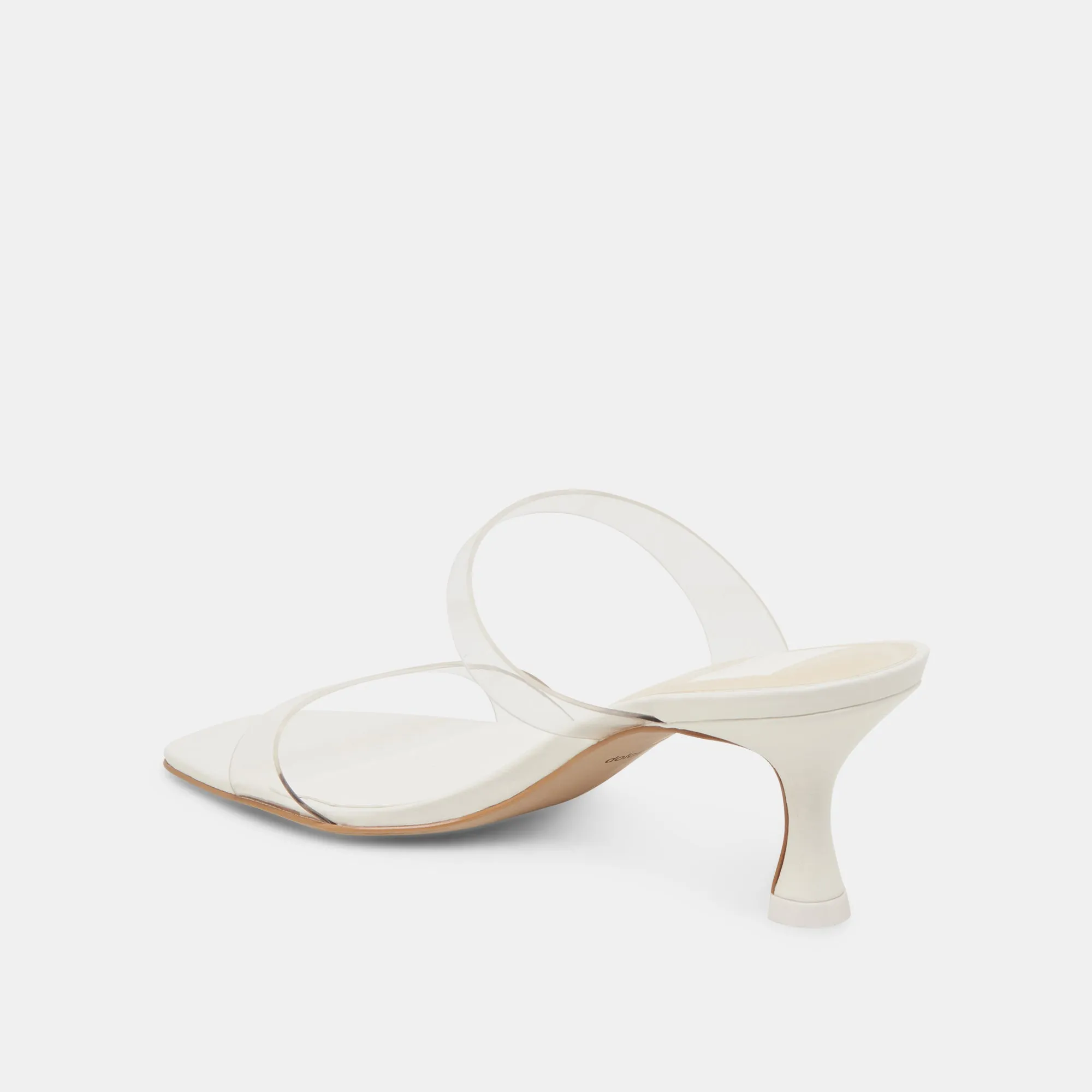 Ergonomic Design GENORA WIDE HEELS CRYSTAL VINYL