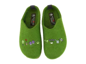 Week Easy Haflinger Clogs Grizzly Gardening Green