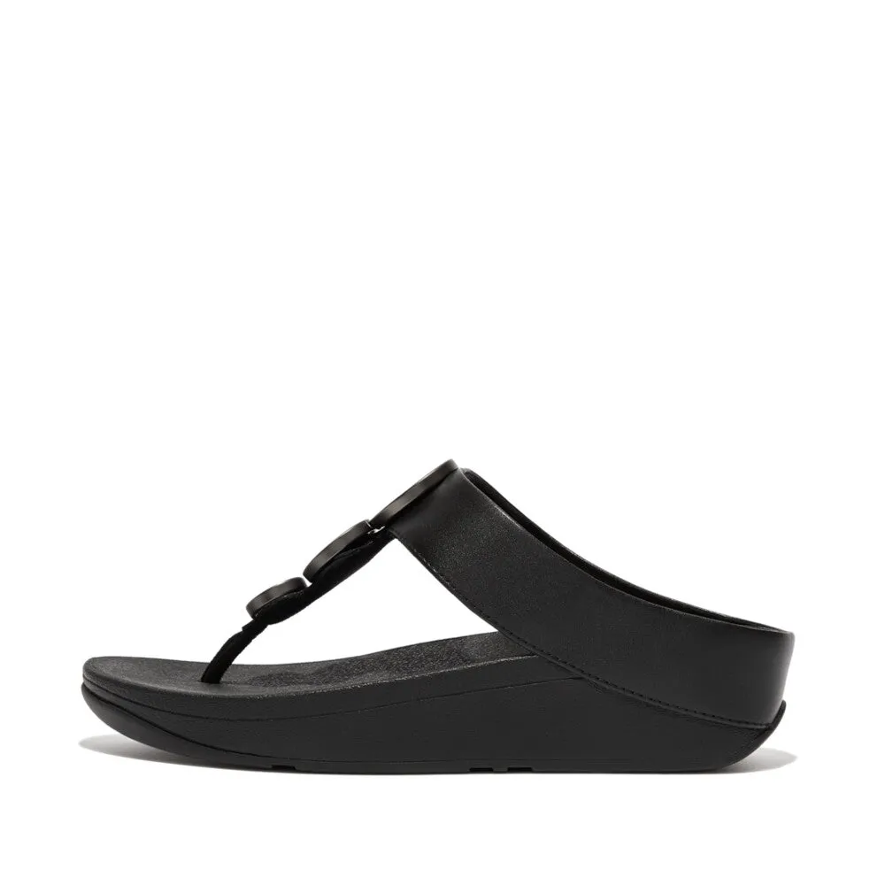 FitFlop HALO Metallic-Trim Sandals Stable Core Game Ready