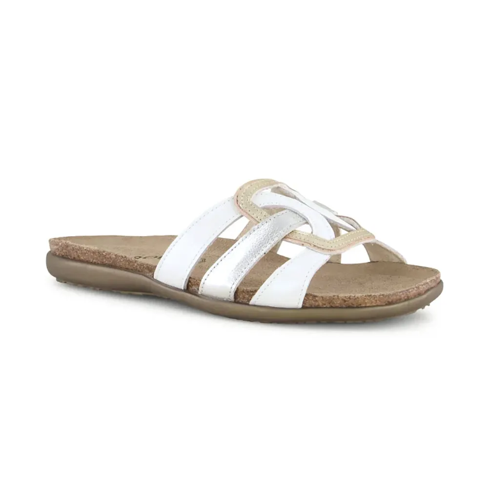 Liv Slip-On Flat Sandal (105150) Stride Easy Linen Air