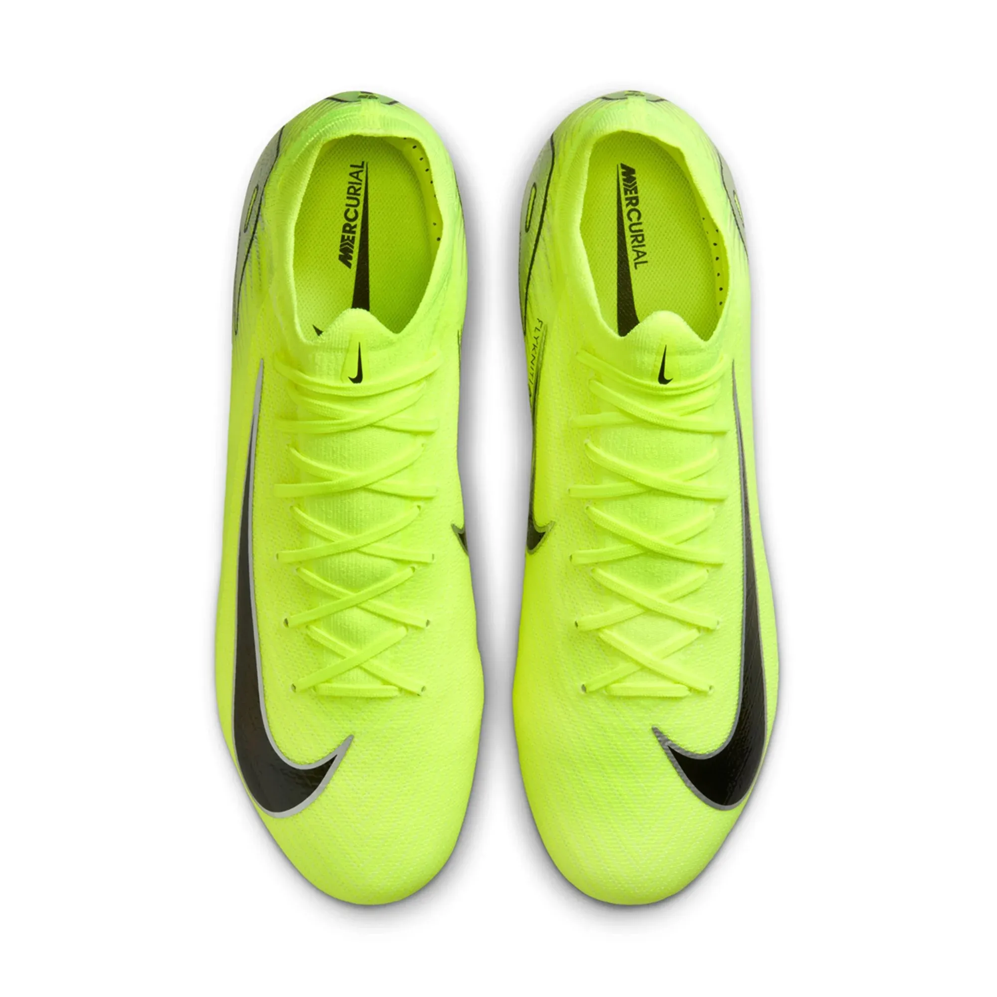 Running Field Padded Ankle Nike Zoom Vapor 16 Pro FG Soccer Cleats (Volt/Black)