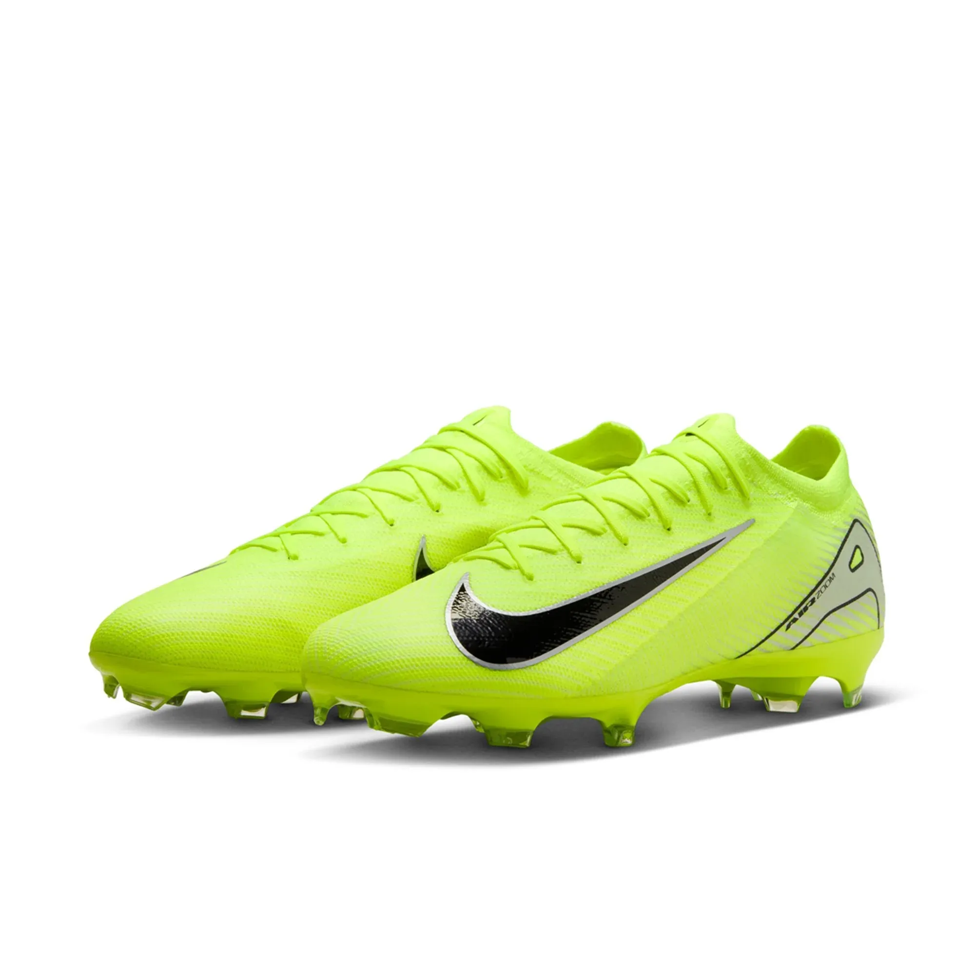 Nike Zoom Vapor 16 Pro FG Soccer Cleats (Volt/Black) Breathable Fit