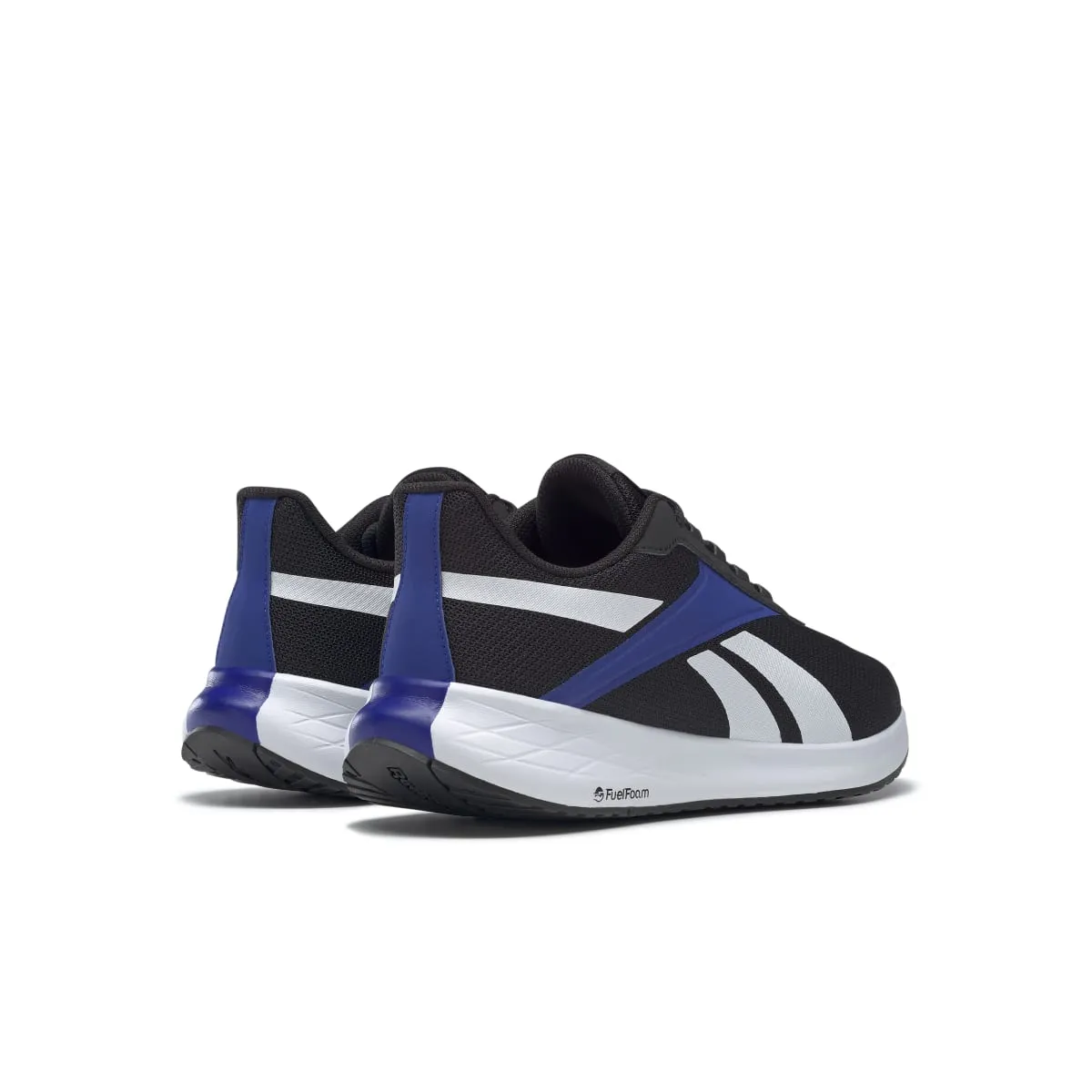 Optimal Flexibility REEBOK H00821 ENERGEN PLUS MN'S (Medium) Black/White/Cobalt Mesh Running Shoes